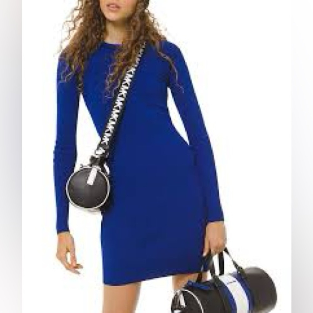 MICHAEL Michael Kors Royal Blue Long Sleeve Dress